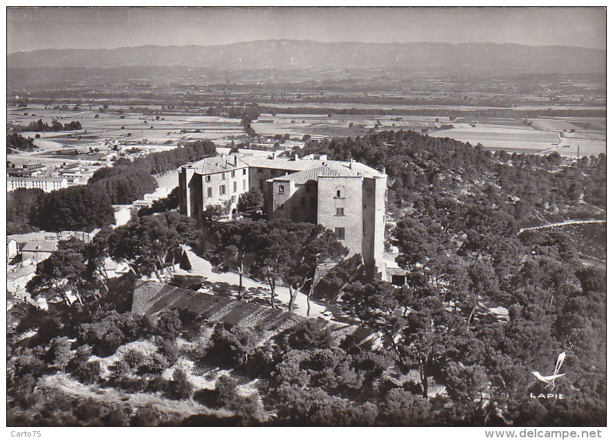 Meyrargues 13 -  Vue Aérienne  Ville Et Château - Meyrargues