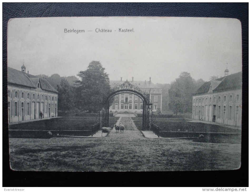 Cpa/pk Beirlegem Kasteel 1918 - Brakel