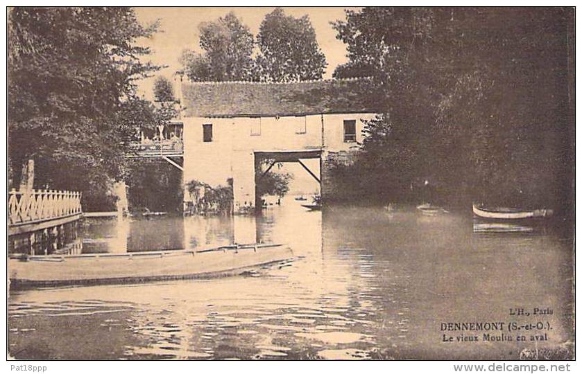 78 - DENNEMONT : Le Vieux Moulin En Aval - CPA - Yvelines - Other & Unclassified