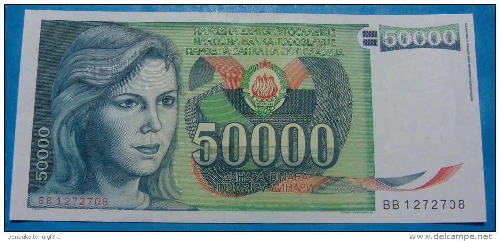 YUGOSLAVIA 50,000 DINARA 1988, UNC, PICK-96 - Yougoslavie