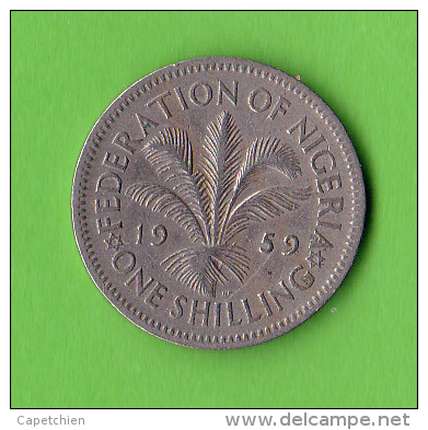 NIGERIA / ONE SHILLING / 1959 /   - BEL ETAT - Nigeria