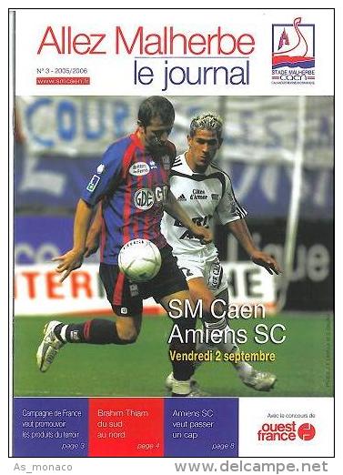 Programme Football : 2005/6 Caen â€“ Amiens - Bücher