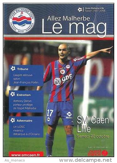 Programme Football : 2007/8 Caen â€“ Lille - Libros