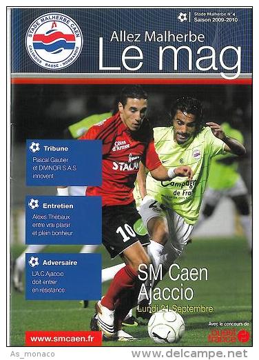 Programme Football : 2009/0 Caen â€“ Ajaccio - Bücher