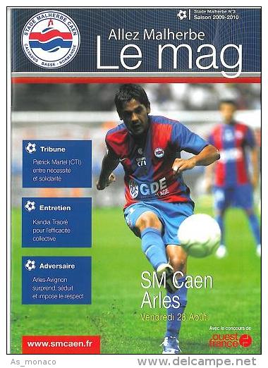 Programme Football : 2009/0 Caen â€“ Arles - Libros