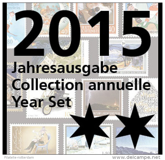 Liechtenstein - Postfris / MNH - Complete Yearset 2015 NEW!! - Unused Stamps