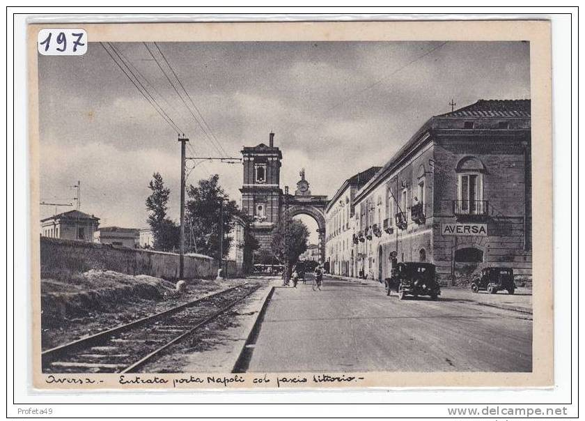 (197) Cartolina " AVERSA - (NA)-  Formato GRANDE - NON Viaggiata - Aversa