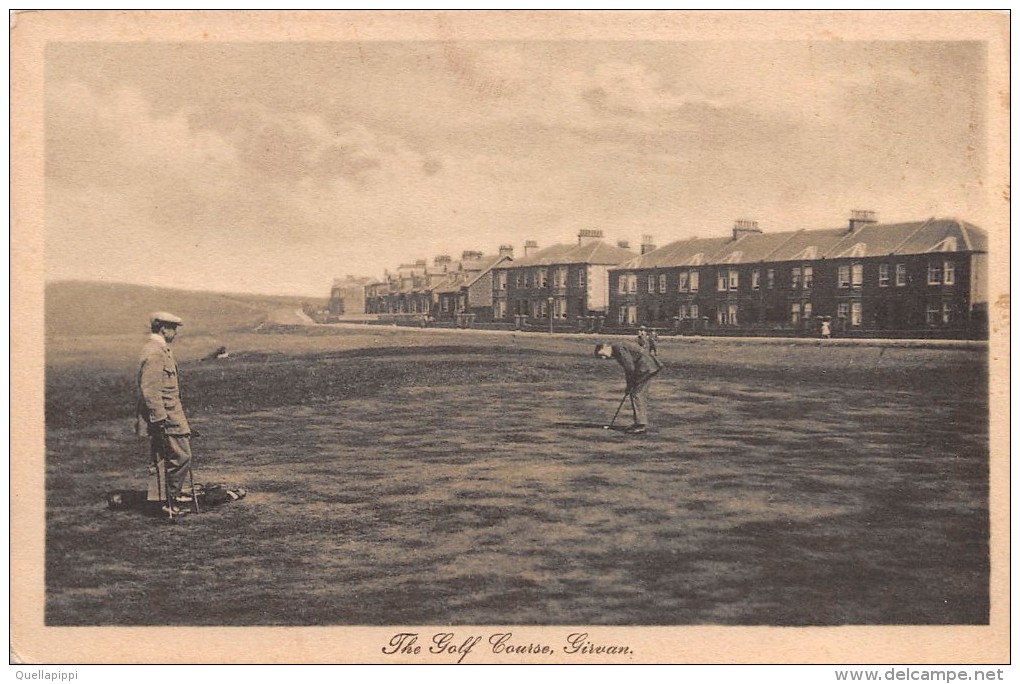 03347 "THE GOLF COURSE - GIRVAN - REGNO UNITO"  ANIMATA.   CART. NON SPED. - Golf