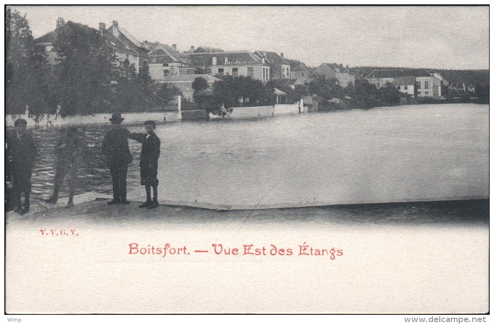 Boitsfort - Vue Est Des Etangs - Animée - Watermaal-Bosvoorde - Watermael-Boitsfort