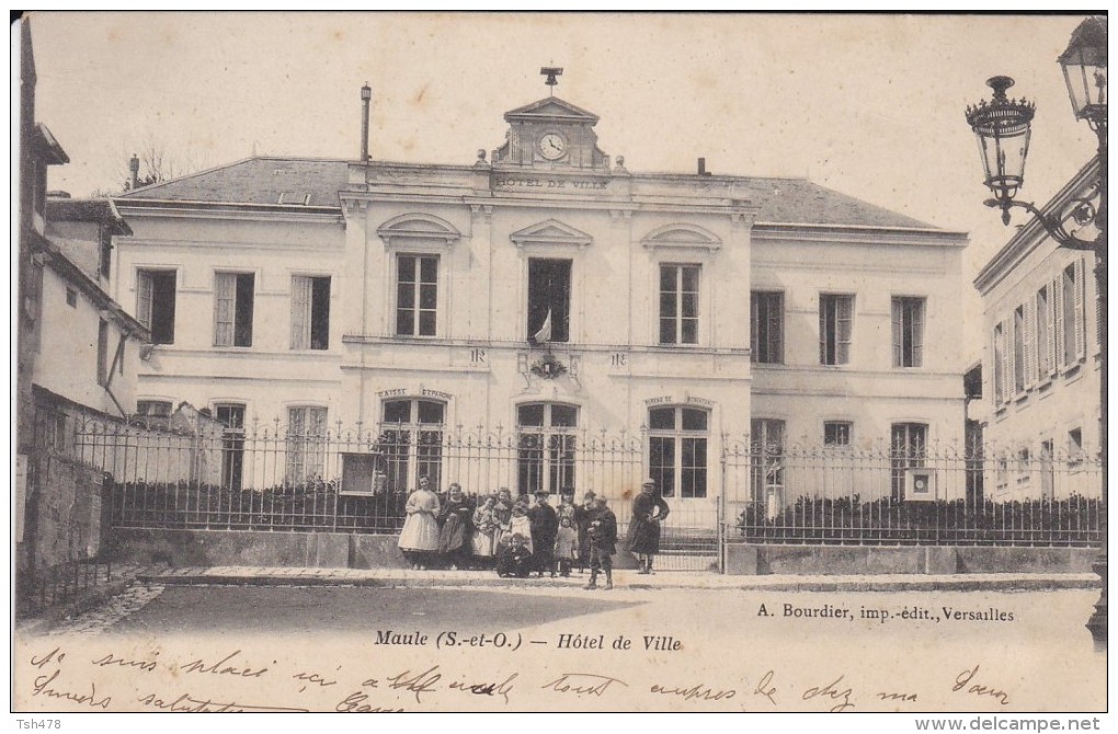 78-----MAULE---hôtel De Ville----voir 2 Scans - Maule