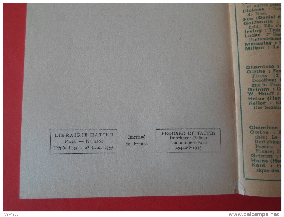 LES CLASSIQUES POUR TOUS CICERON PLAIDOYERS POUR MILON ET MURENA 1955   **** A     SAISIR ***** - Autres & Non Classés