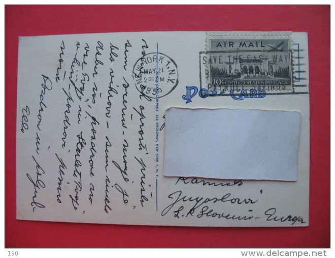 Statue Of Liberty,New York City;BUSY PERSONS CORRESPONDENCE CARD - Statue Of Liberty