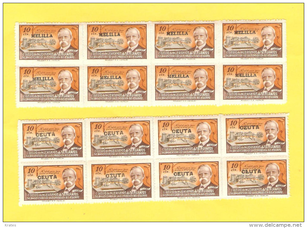 Stamps - Espana, Spain, Ceuta & Melilla - Altri & Non Classificati