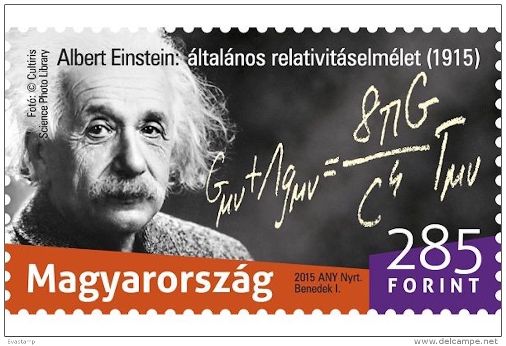 HUNGARY - 2015.Albert Einstein / General Theory Of Relativity - Physik