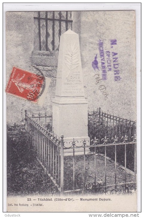 Tilchâtel - Monument Dupuis - Autres & Non Classés