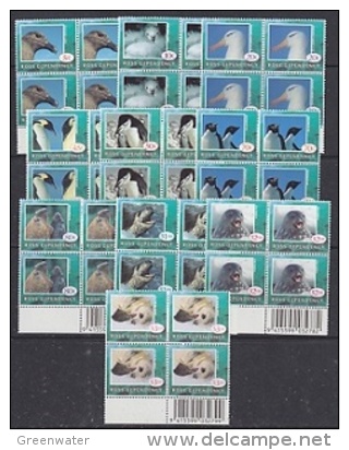 Ross Dependency 1994 Wildlife 10v Bl Of 4 (+code In Margin) ** Mnh (26667) - Ongebruikt