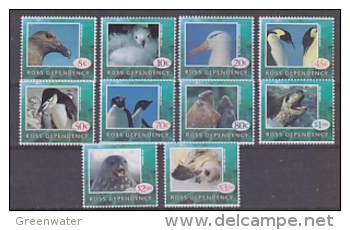 Ross Dependency 1994 Wildlife 10v** Mnh (26669) - Ungebraucht