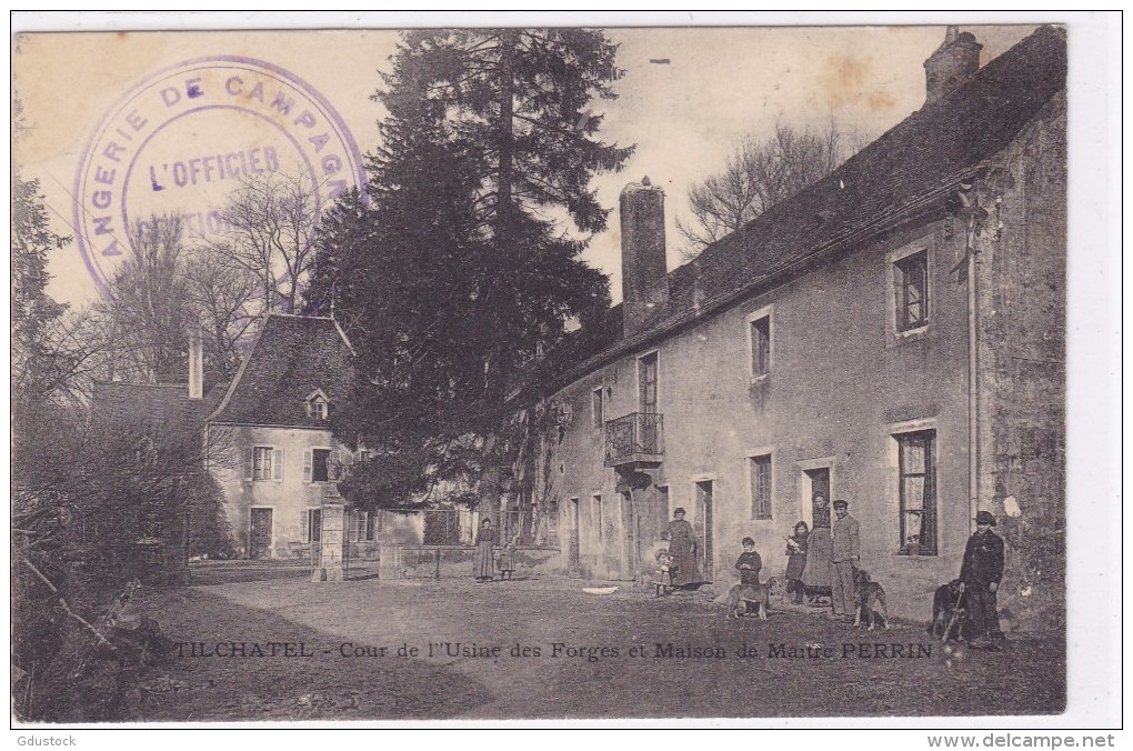 Tilchâtel - Cour De L'usine Des Forges Et Maison De Maître Perrin - Autres & Non Classés