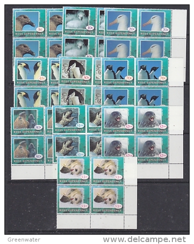 Ross Dependency 1994 Wildlife 10v Bl Of 4 (corner) ** Mnh (26669B) - Ongebruikt