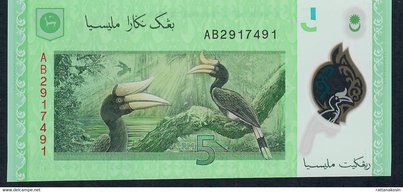 MALAYSIA P52a  5  RINGGIT  2012  # AB    Signature 6 UNC. - Maleisië