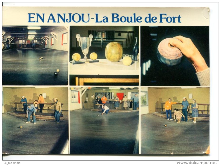 En ANJOU (49) - La Boule De Fort - Jeu De Boules Avec Des Boules En Bois Cerclé - Andere