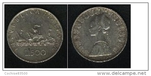 Italy, 500 Lire, 1960, Rome, KM:98 - 500 Liras