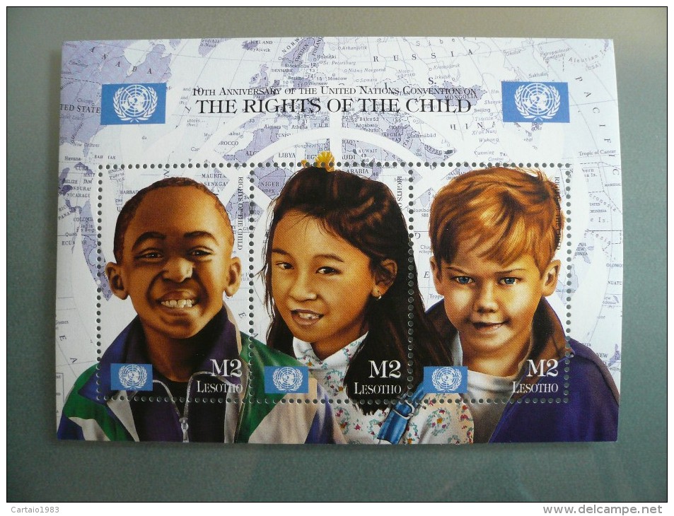 Lesotho - 10th Anniversary Of United Nations Convention - Rights Of Child - MNH ** - Lesotho (1966-...)