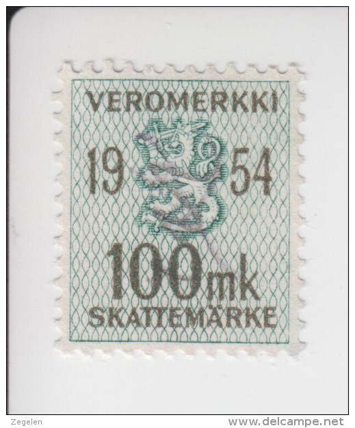 Finland: Fiskale Zegel/revenue Income Tax Cataloog Barefoot 47; Jaar 1954 - Revenue Stamps