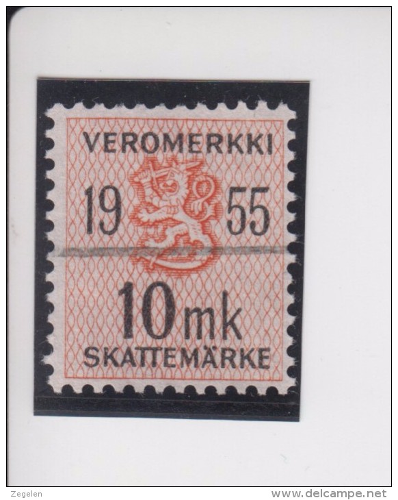 Finland: Fiskale Zegel/revenue Income Tax Cataloog Barefoot 44; Jaar 1955 - Revenue Stamps