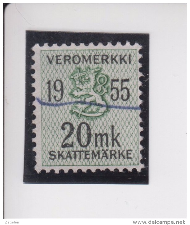 Finland: Fiskale Zegel/revenue Income Tax Cataloog Barefoot 45; Jaar 1955 - Revenue Stamps