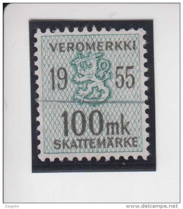 Finland: Fiskale Zegel/revenue Income Tax Cataloog Barefoot 47; Jaar 1955 - Revenue Stamps