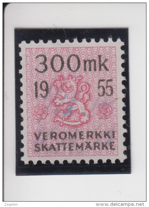 Finland: Fiskale Zegel/revenue Income Tax Cataloog Barefoot 49; Jaar 1955 - Revenue Stamps