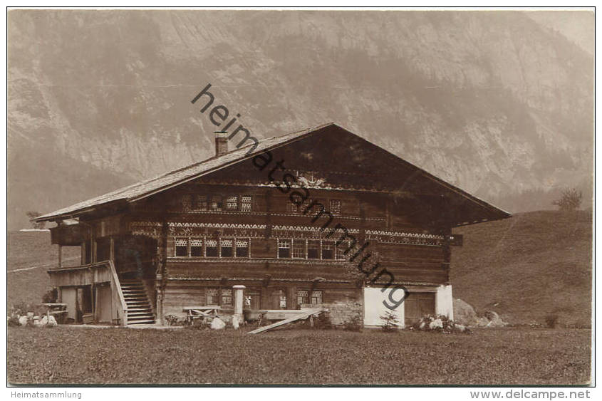 Kandersteg Ruedihaus - Foto-AK Ca. 1910 - Edition G.L. Arlaud Phot. Geneve - Steg