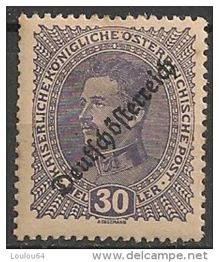 Timbres - Autriche - 1918-1919 - 30 H. - Neuf - Avec Trace De Charnière - - Ungebraucht