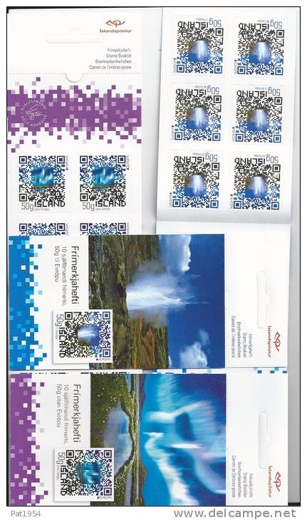 Islande Carnets C1288/1289 Neufs Complets Europa 2012 "visitez L´Islande" - Carnets