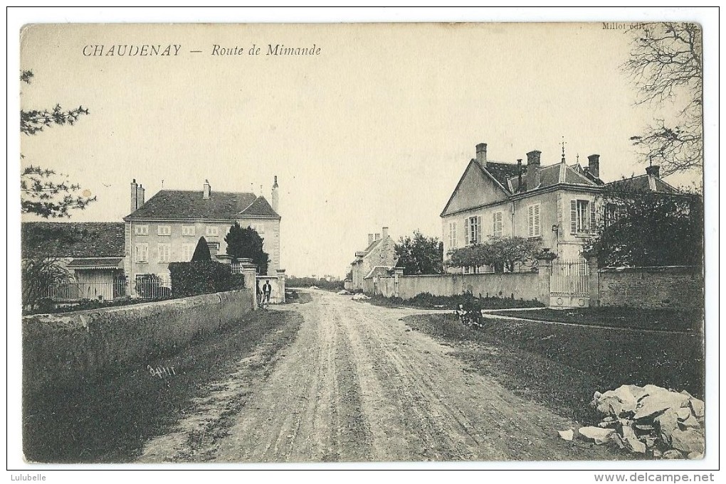 71 - CHAUDENAY - Route De Mimande - CPA - Autres & Non Classés