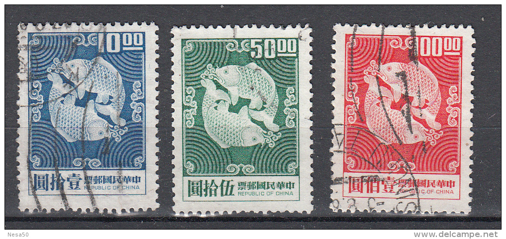 Taiwan Formosa 1969 Mi Nr  717 + 719 + 720 - Used Stamps