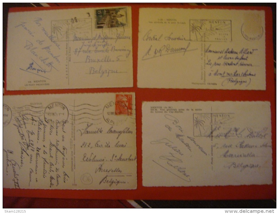 Lot De 12 Cartes De MENTON ( Alpes Maritimes - France ) - Menton