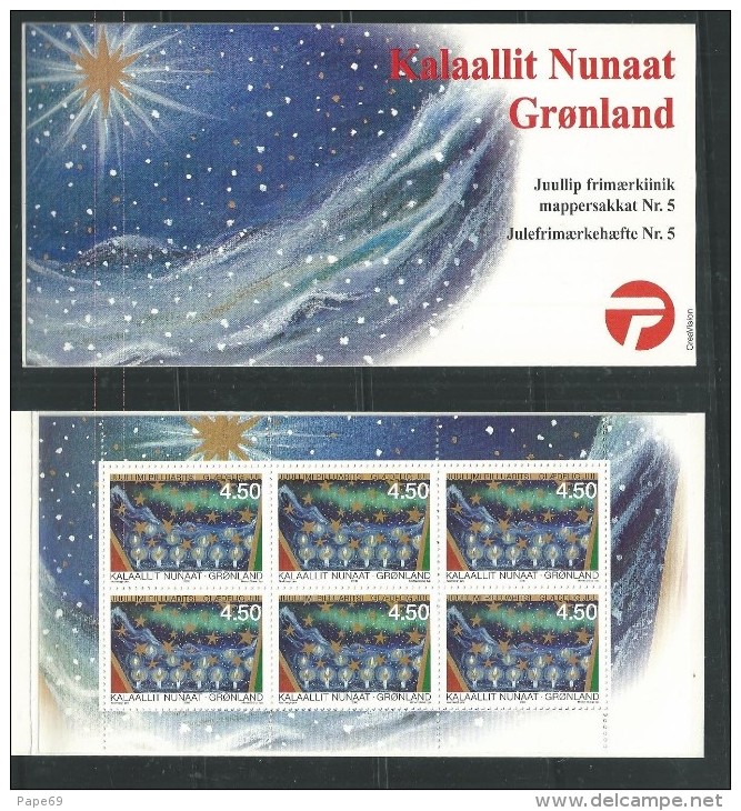 Groenland N° C 338  XX Noël,  Le Carnet Sans Charnière, TB. - Carnets