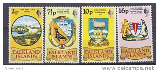 Falkland Islands 1975 Heradic Arms 4v ** Mnh (FI1005M) - Falklandeilanden