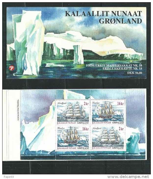 Groenland N° C 360  XX Voiliers,  Le Carnet Sans Charnière, TB. - Carnets
