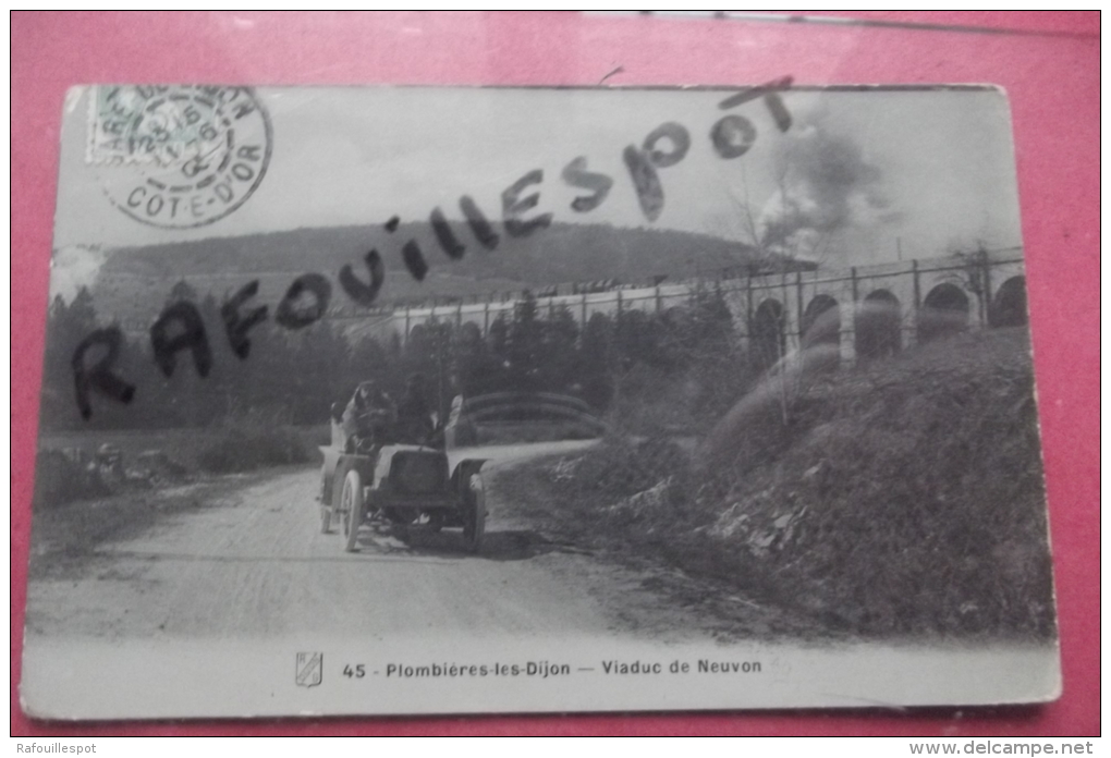 Cp   Plombieres Viaduc De Neuvon - Dijon