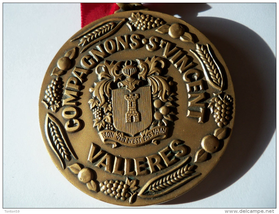 Médaille Bronze Balme Compagnons De Saint Vincent VALLERES - Autres & Non Classés