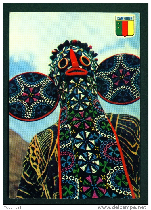 CAMEROON  -  Bamelike Mask  Unused Postcard As Scan - Cameroon