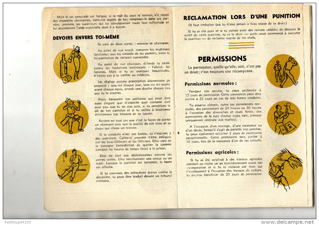 FASCICULE MINISTERE DE LA GUERRE Tu es Soldat   CALENDRIERS 1953/1954