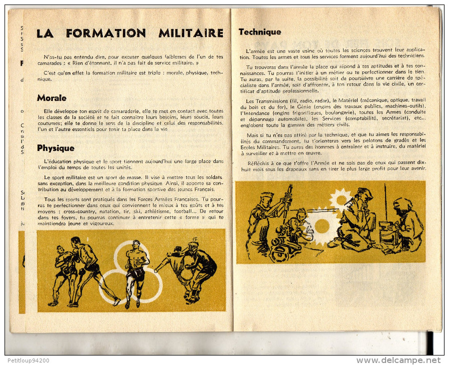 FASCICULE MINISTERE DE LA GUERRE Tu es Soldat   CALENDRIERS 1953/1954