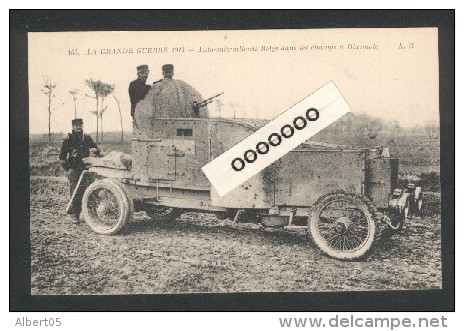 Guerre 1914 1918 - Automitrailleuse Belge Dans Les Champs à Dixmude - Diksmuide