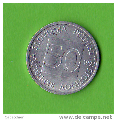 SLOVENIE / 50 CENTS / 1993 / ABEILLE   - BEL ETAT - Slovenia