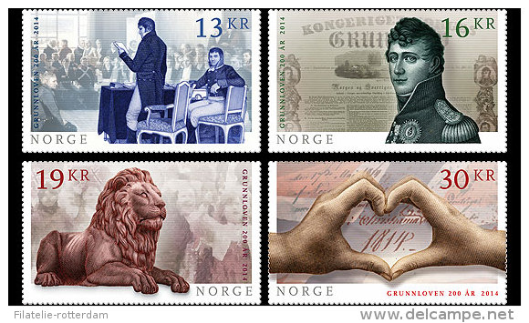 Noorwegen / Norway - Postfris / MNH - Complete Set 200 Jaar Noorse Grondwet 2014 - Neufs