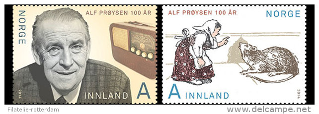 Noorwegen / Norway - Postfris / MNH - Complete Set 100 Jaar Alf Proysen 2014 - Unused Stamps